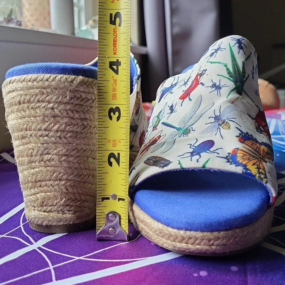 🪲Loudmouth Marlene Bug Out Espadrille Wedge